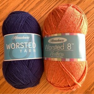 Herrschners Worsted 8 yarn - Two Skeins
